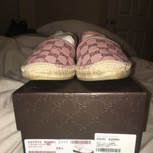 Pink Gucci Espadrilles